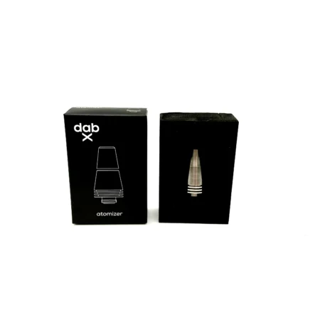 an open package showing the dabX atomizer