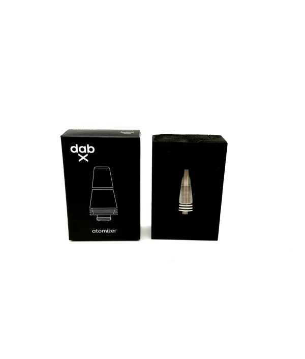 an open package showing the dabX atomizer