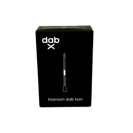 the dabX titanium dab tool retail box, closed